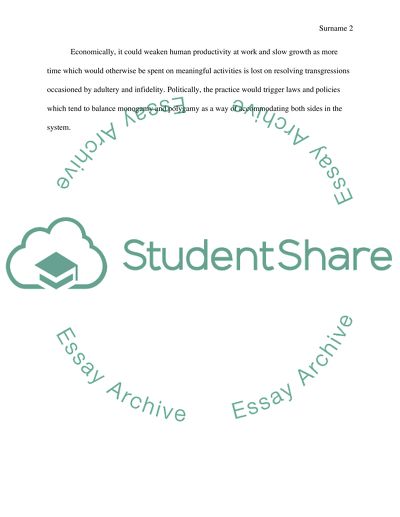 The Balance of Monogamy and Polygamy