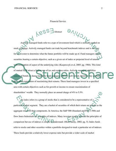 Differences between Actively Managed Funds and Index Funds