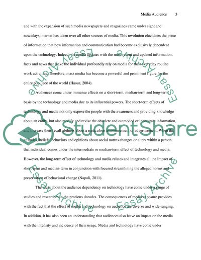 Media Audiences and the Growth of Media Influence