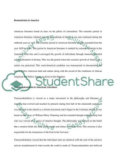 Perspectives in American Literature