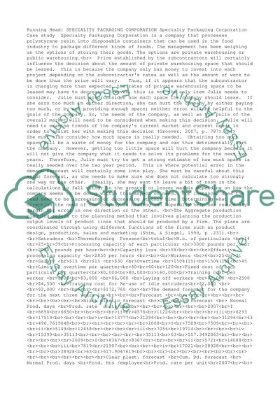 Specialty Packaging Corporation