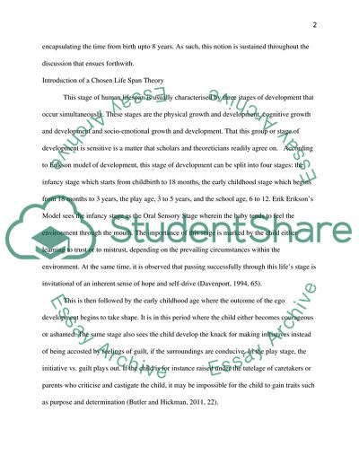 The Most Important Stage of Human Lifespan