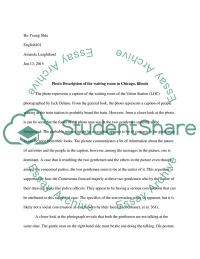 Photo Description of the Waiting Room in Chicago, Illinois