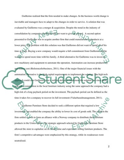 Guillermo Furniture store