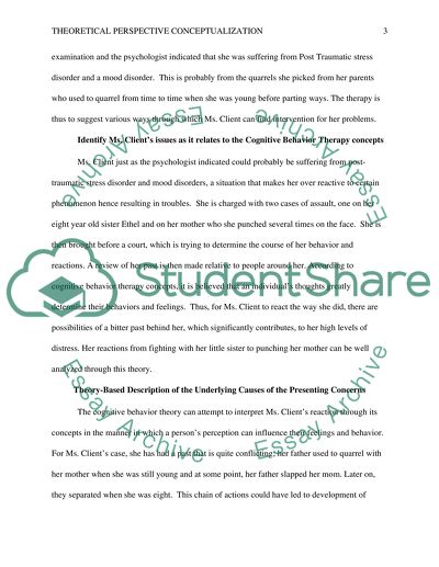 Cognitive Behavior Therapy Theories