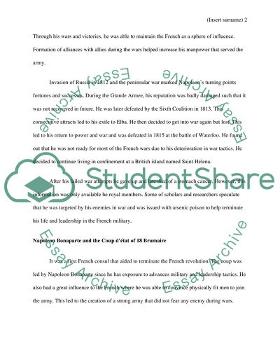 The Coup dtat of 18 Brumaire