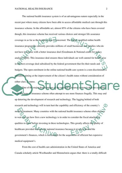 National Health Insurance System