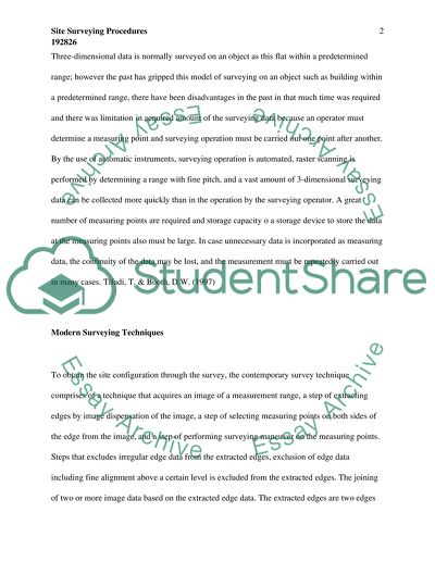 Site Surveying Procedures