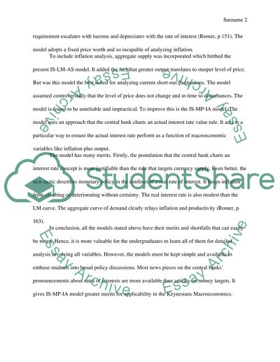 Article summary of Romer 2000