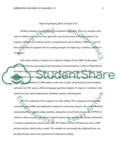 Grade 9 English Literature Essay Example - Essay Writing Top