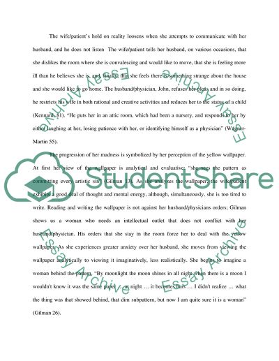 Charlotte Brontes Villette and Charlotte Gilmans The Yellow Wallpape