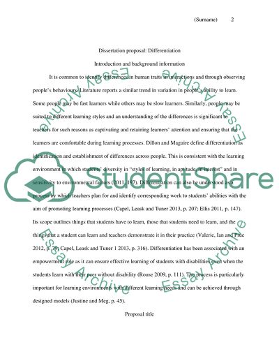 Differentiation and Learning Styles