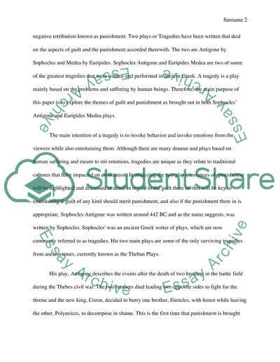 Sophocless Antigone and Euripedess Medea