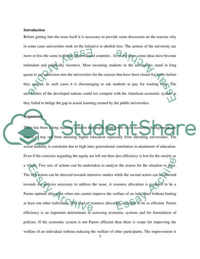 University fees should not be abolished