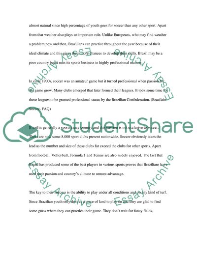 Brazil and production of superstars