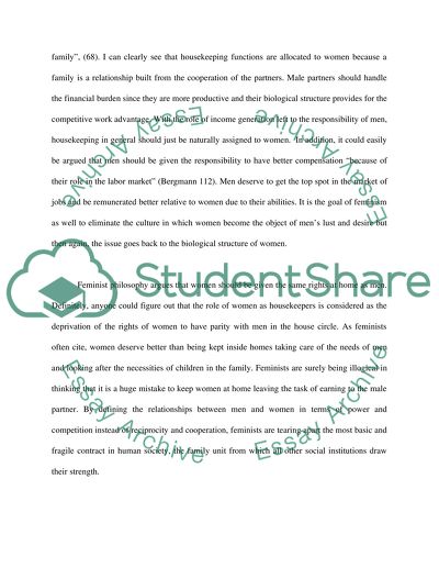 Arguments for anti-feminism