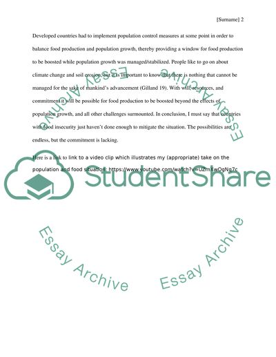 Sustainable Food Production