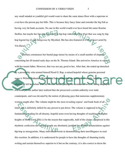 Confessions of a Video Vixen