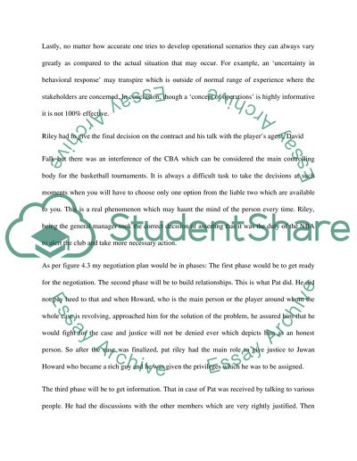 Juwan howard case study (part B)