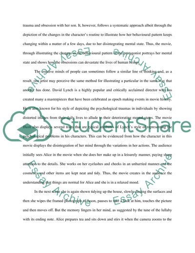 A Critical Analysis of Own Video Work. Hush (2013)