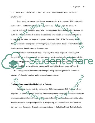 Delegation and empowerment essay picture