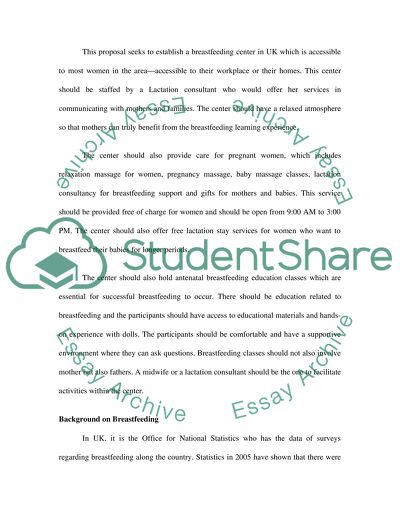 A briefing paper for a child health promotion project