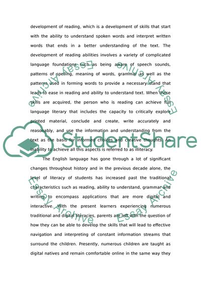 importance of literacy essay