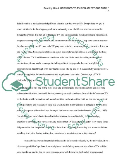 How Does Television Affect Our Brain