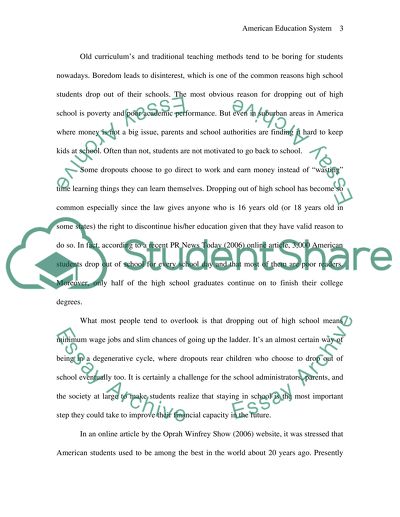 Is the American Education System in Trouble