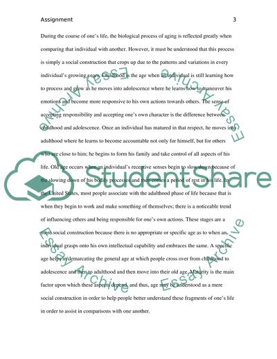 Read the Socialization: From Infancy to Old Age Chapter and answer a couple questions