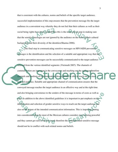 Marketing across culture: HIV/AIDS Prevention Campaigns in Mexico