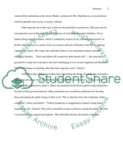 Famous people, such as politicians and film stars