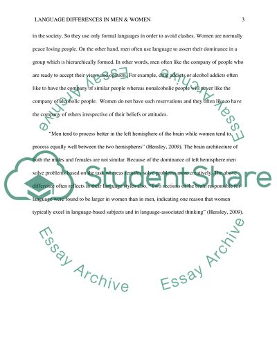 How do men and women use language differently