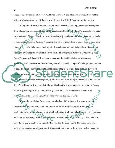 Social Problems in Society