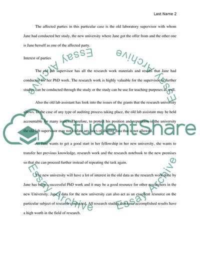 Case Analisis: Who Owns the Data