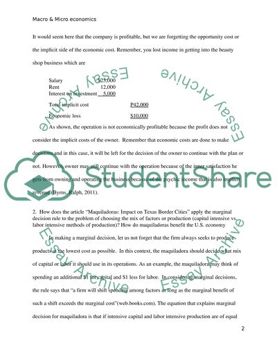 Production, Costs, and Profits