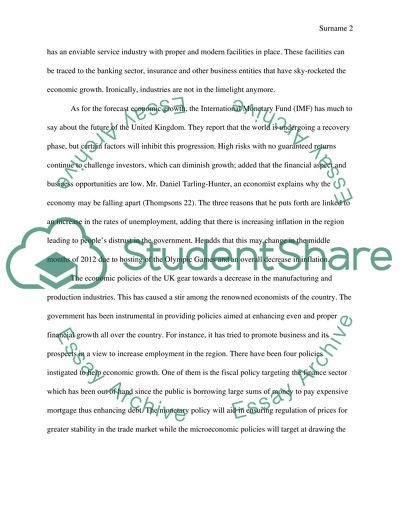 Using Demand Management Policies to Promote Economic Growth in the UK