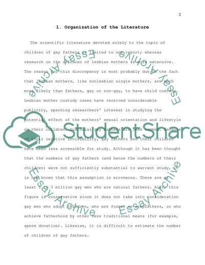 Psychological Effects of Children Being Raised by Homosexuals