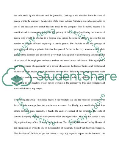 Normative Ethics In Hewlett Packard