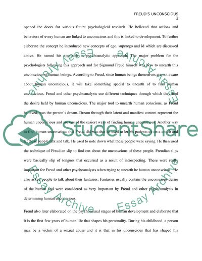 Identification of the Human Unconscious