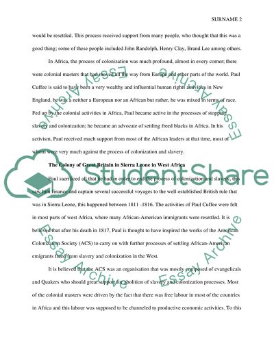 Explaining the Different Opinions/Stances Existed on the Colonization Debates of the 1800s