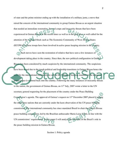 Simulation Scenario about Brazil