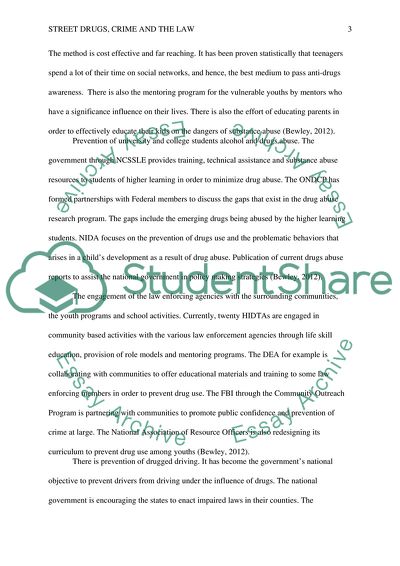 National Drug Control Strategy