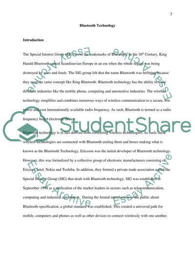 Bluetooth Technology