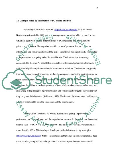 E-Business and Value Chains