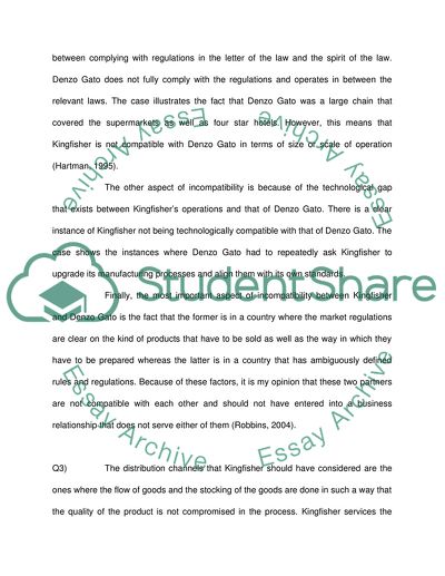 Kingfisher patisseries goes international