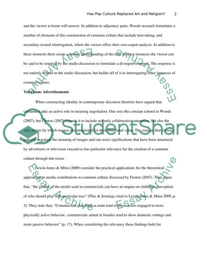 Williamsons Characterization of Common Culture