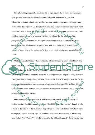 Kathryn Bigelows Movie - The Hurt Locker