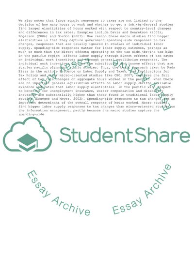 Soundbuzzs Music - Implications for Tax Policy