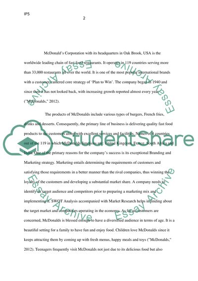 McDonalds Corporation